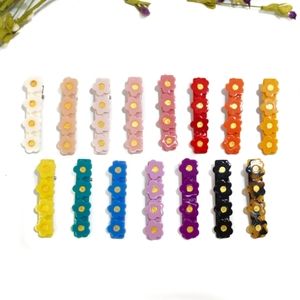 💜 Flower Hair Clip Acrylic Hair Accessory 💜
